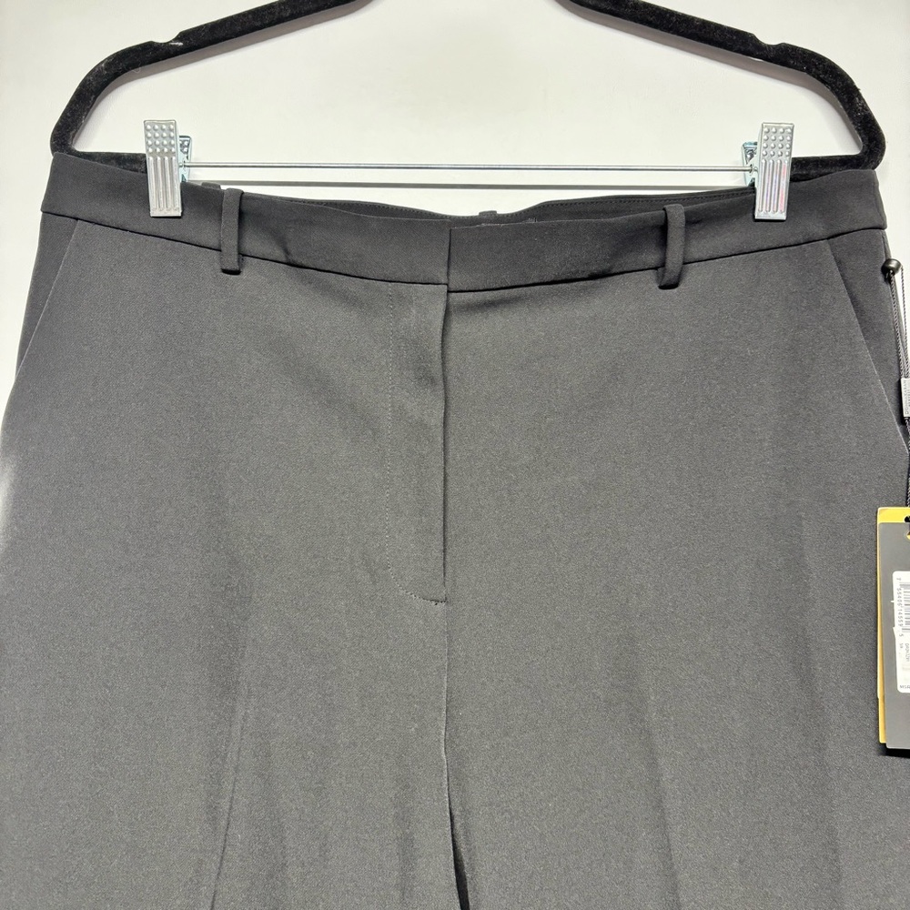 ✨Donna Karan Essentials High-Rise Straight-Leg Pants Black Size 12 - Picture 7 of 16